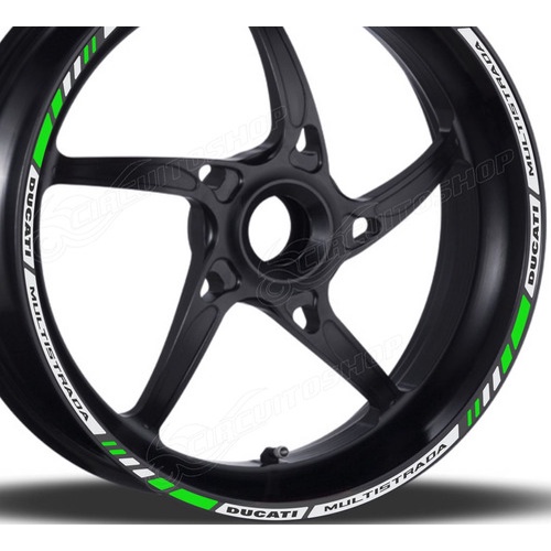 Friso Adesivo Refletivo M7 Roda Moto Ducati Multistrada