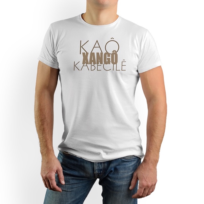 CA339 - Camiseta Personalizada Umbanda Kaô Kabecilê Xangô