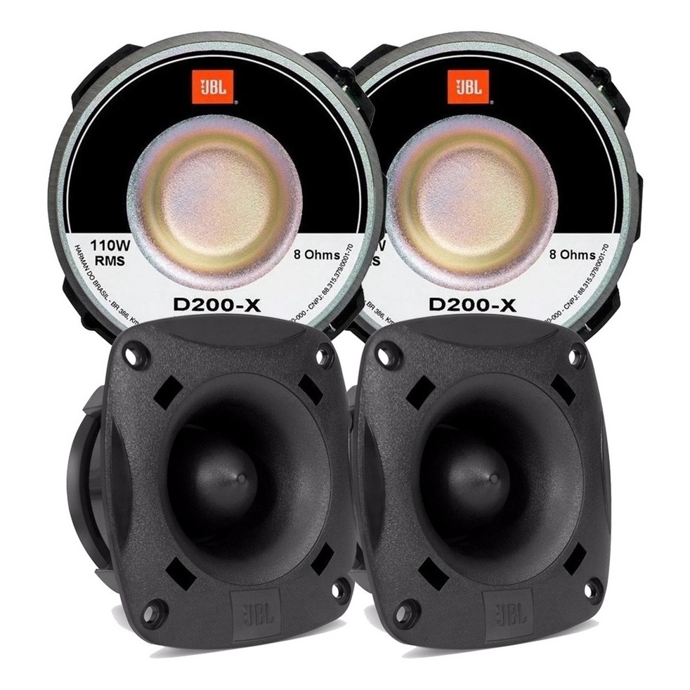 Kit 2 Driver JBL D200X 110w + 2 Super Tweeter JBL ST200 70w - Spare Parts and Accessories for Vehicles