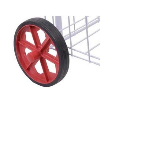 Roda Para Carrinho De Feira... Toda Reforçada 2 Peças