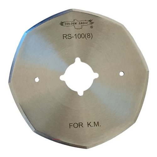 4 Disco Aço Carbono Oitavado P/ Máquina Cortar Tecido 4 Pol.