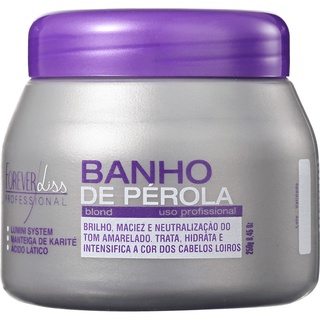 Máscara Banho de Pérola Forever Liss 250g (Loiro Perfeito) - Produto Original
