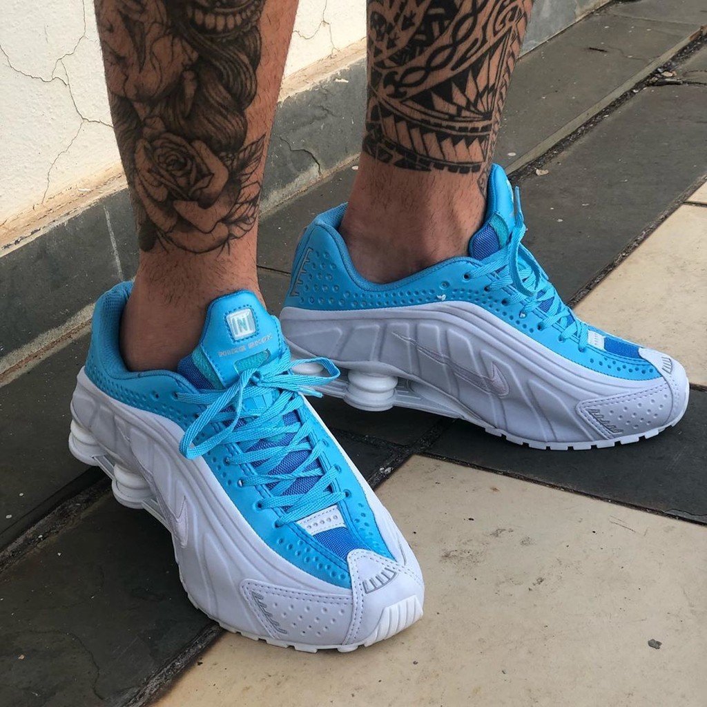 nike shox azul bebe