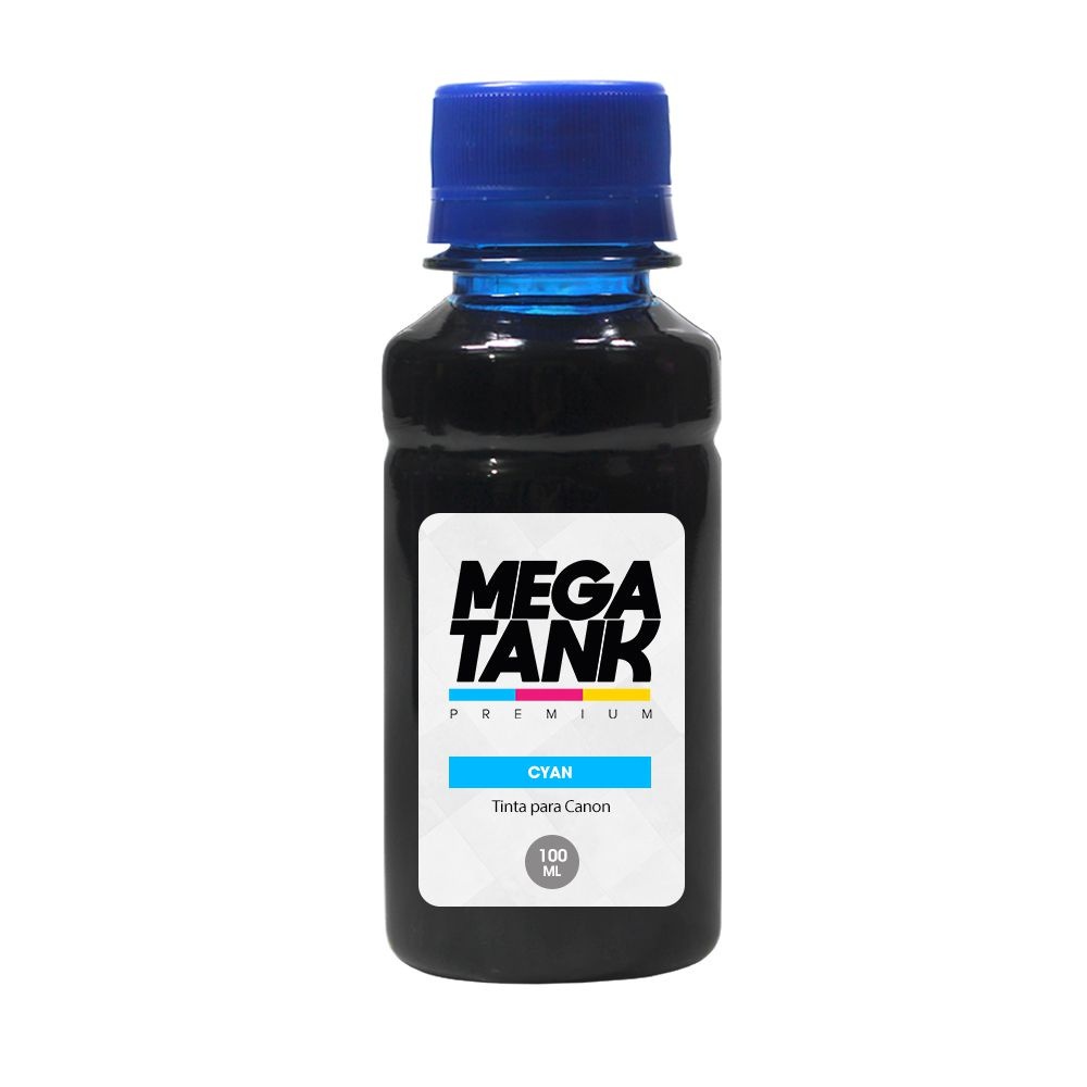 Tinta para Canon G3100 Cyan 100ml Corante Mega Tank