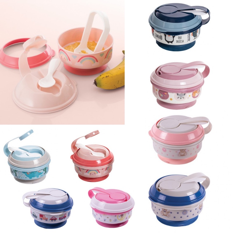 Kit Papinha Bebe Frutas Legumes Amassador e Ventosa Plasútil em Oferta na Shopee