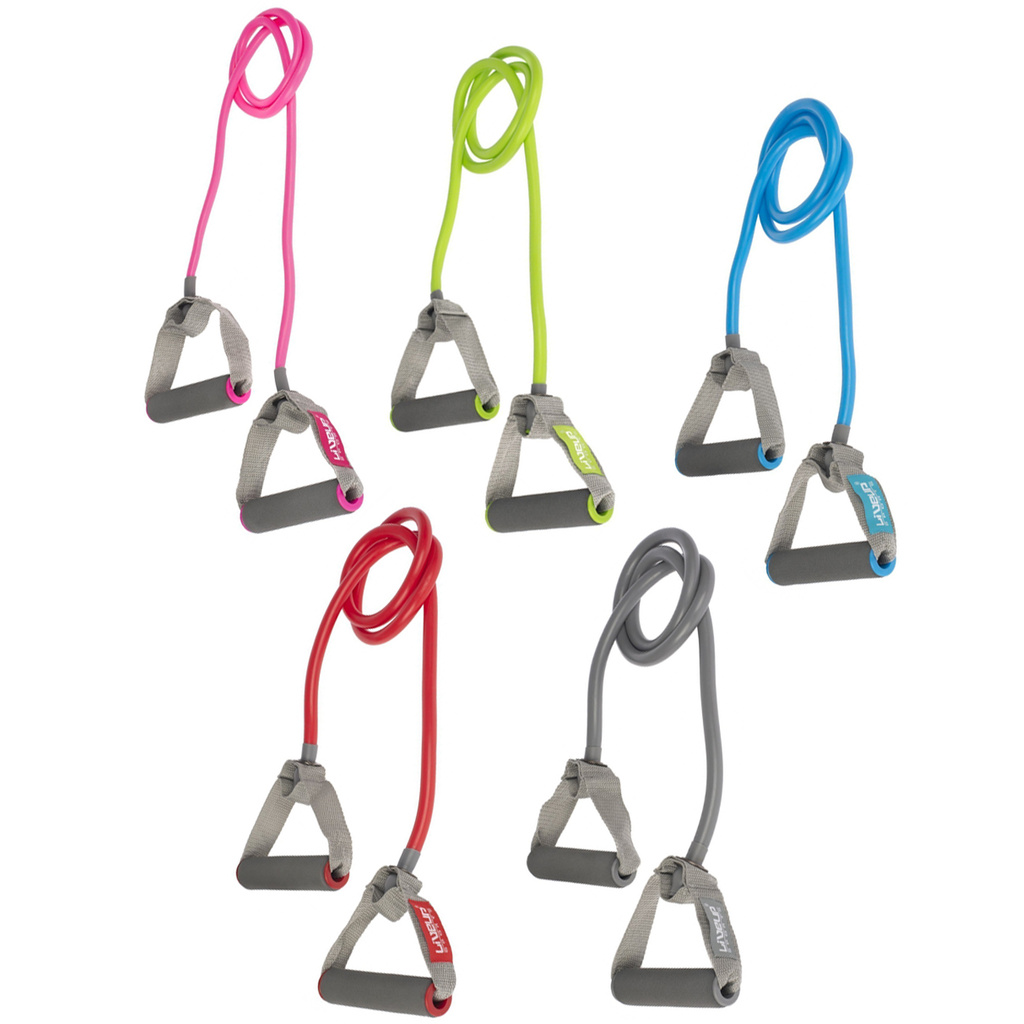 Elástico Extensor Para Ginástica Funcional 1 Via Kit - Leve, Médio, Forte, Super Forte e Extra Forte