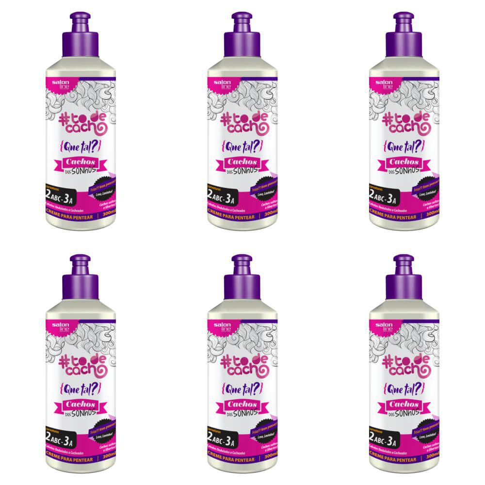 Salon Line Todecacho Cacho Sonhos Creme P Pentear 300ml Kit C 06 Shopee Brasil