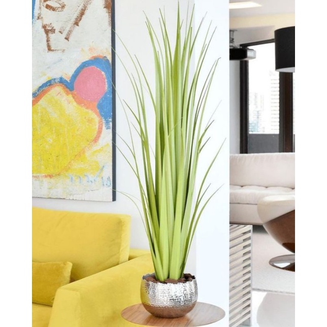 planta artificial Grass capim 90cm | Shopee Brasil