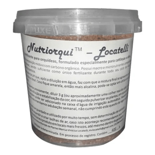 Fertilizante Profissional Nutriorqui 400g Orquídeas Adubo
