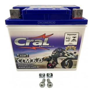 Bateria Honda Xre 300 Pcx Titan 150 Cral 6ah Clm6d Ytx6l-bs