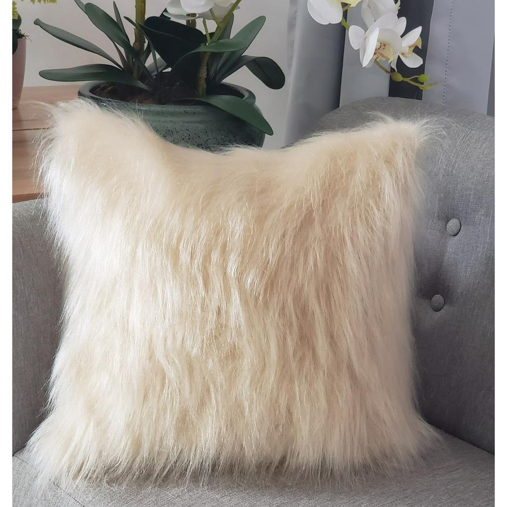 1 Capa Para Almofada Pelucia Pelo Alto Para Decoração Luxo Oferta