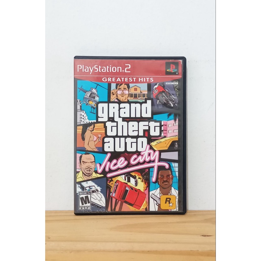 Grand Theft Auto Vice City - Greatest Hits - Playstation 2 - Incompleto - Original - Play 2 - Ps2 - NTSC U/S (americano) - Código SLUS 20552GH