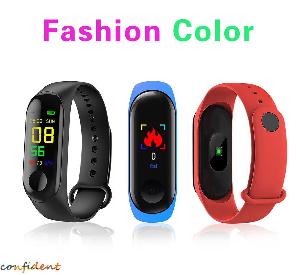 M3 rel gio esportivo digital led prova d gua pulseira feminina