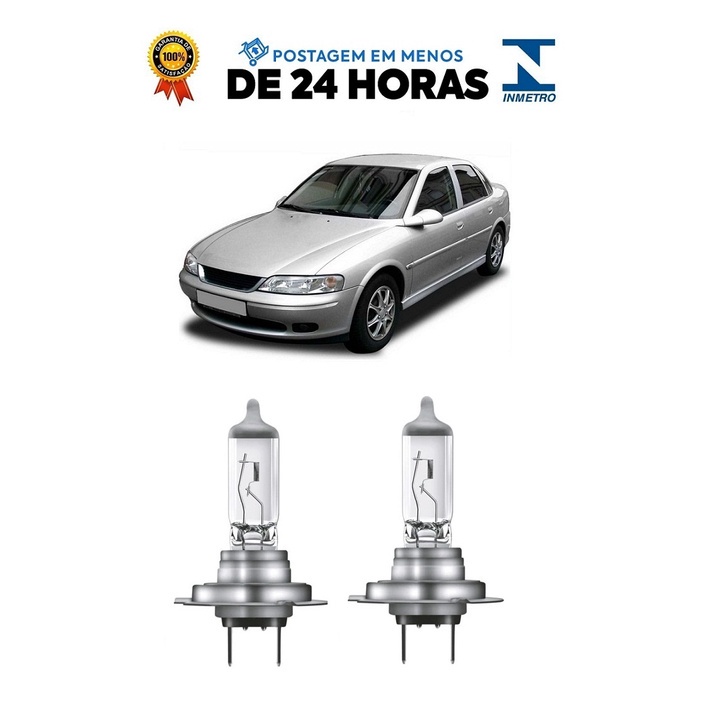 Par Lampada Farol Baixo Vectra 1997 1998 1999 2000 2001 2002 2003 2004 2005 H7