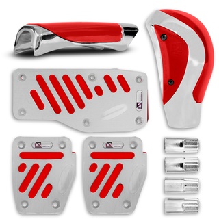 Jogo Pedaleira Cambio Manopla Freio Mão Pino Pneu Tuning em Oferta na Shopee