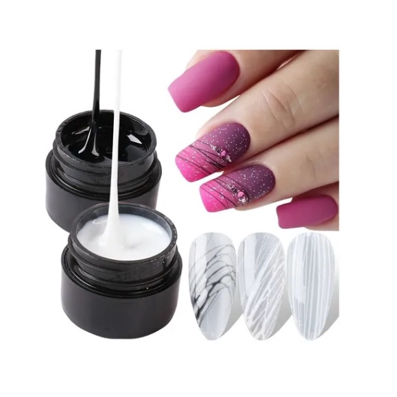 Gel Spider X&d Teia De Aranha Xed 10ml Para Decoração De Unhas Lider Vendas Envio Hoje