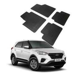 Jogo Tapete Especifico Hyundai Creta 100% Borracha Borcol