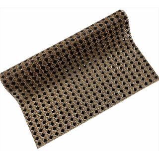 Manta - Balão Preto Com Strass Ouro 6x6mm - 24X40Cm em Oferta na Shopee