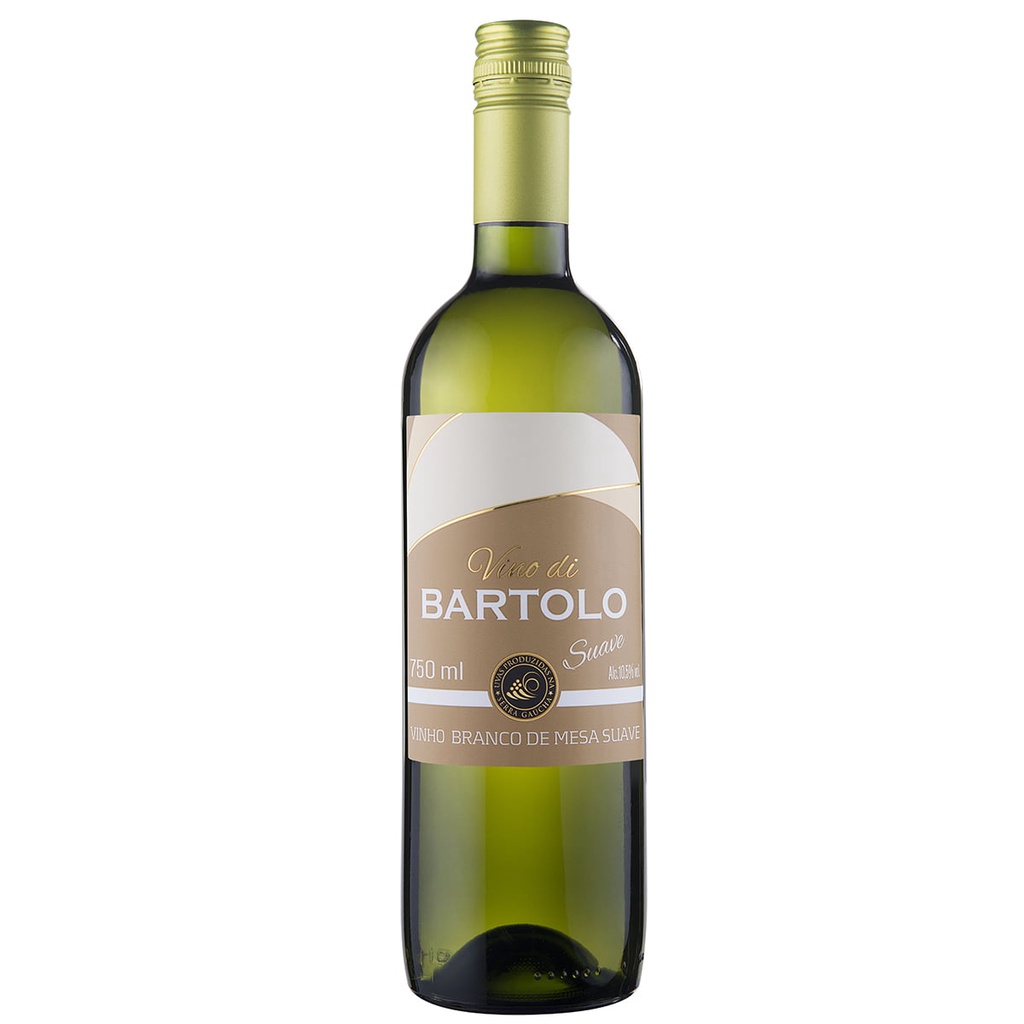 Vinho de Mesa Branco Suave Di Bartolo Serra Gaúcha 750 ml em Oferta na Shopee