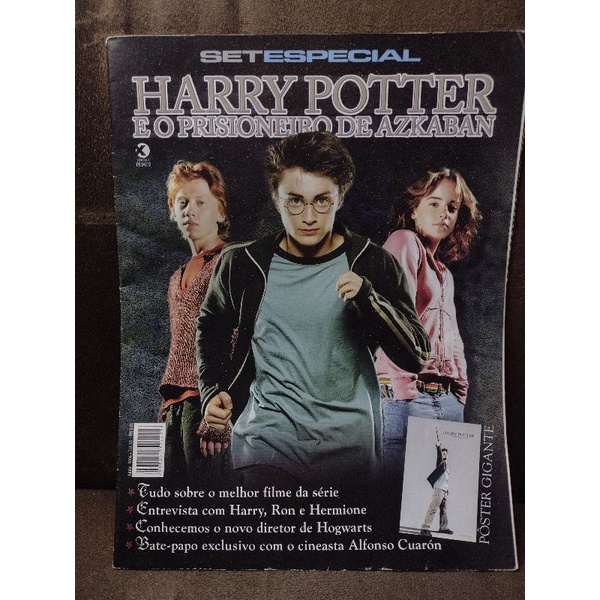 Revista pôster Set especial Harry Potter e o prisioneiro de Azkaban