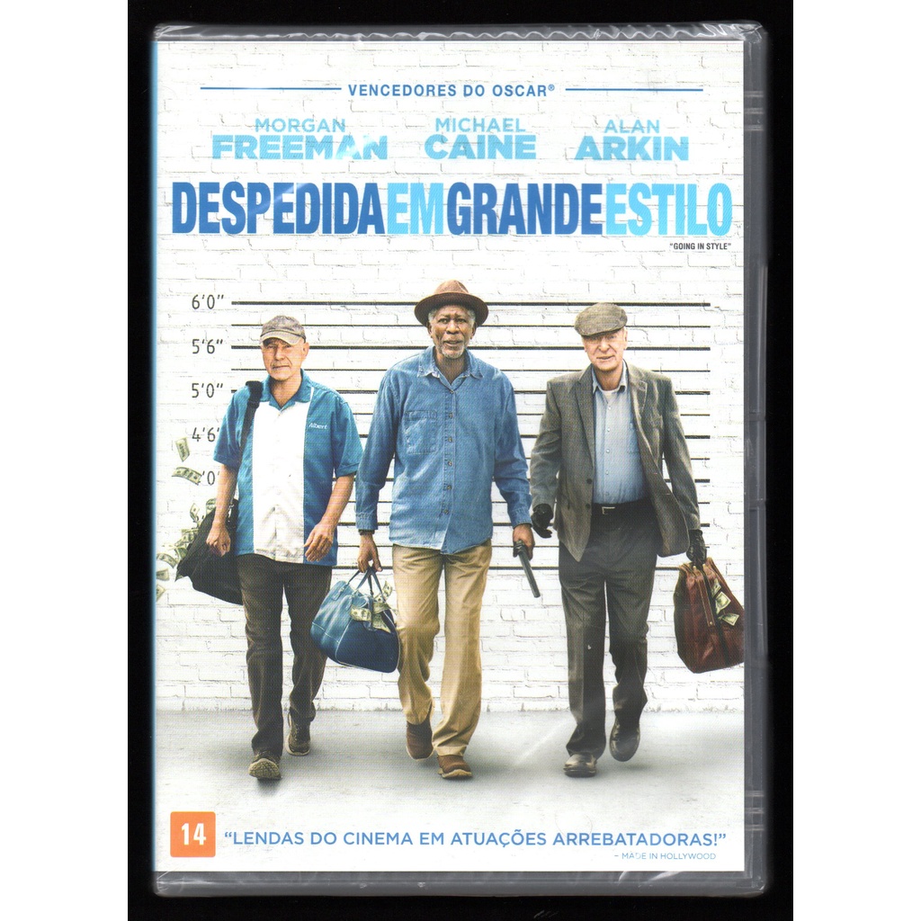 Dvd Despedida Em Grande Estilo | Morgan Freeman + Michael Caine (lacrado) Oscar