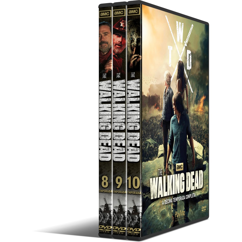 Dvd Serie The Walking Dead 8ª 9ª E 10ª Temporada Dual Audio Shopee Brasil