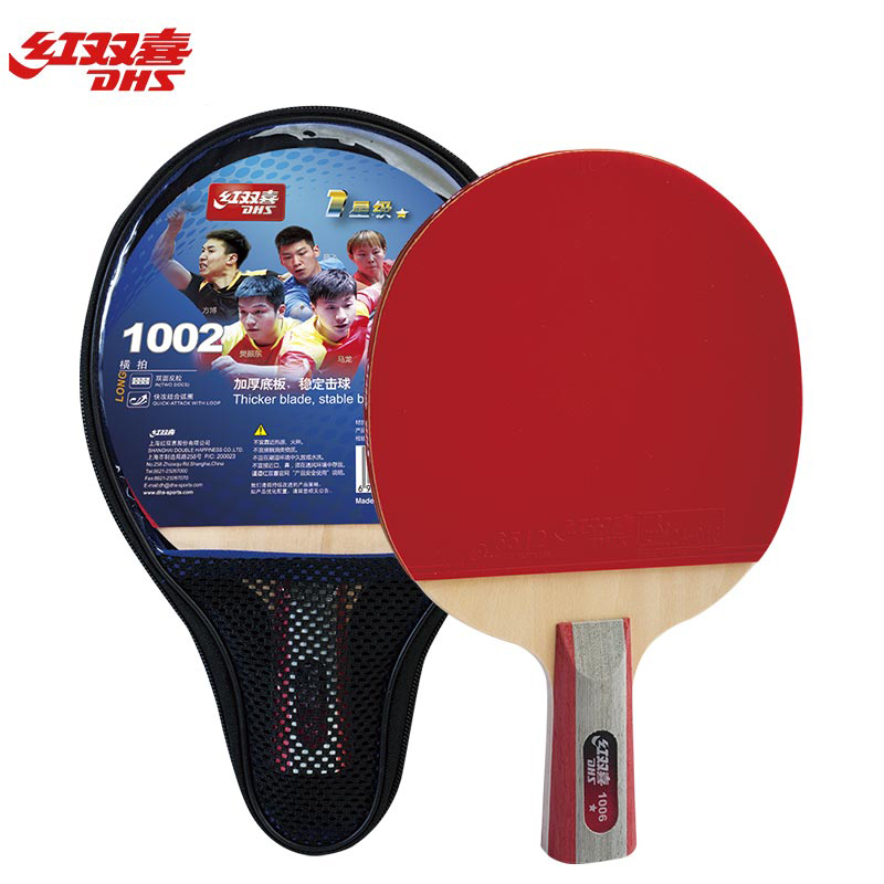 Raquete Profissional Dhs 1006 Classineta Original Tenis De Mesa + Case