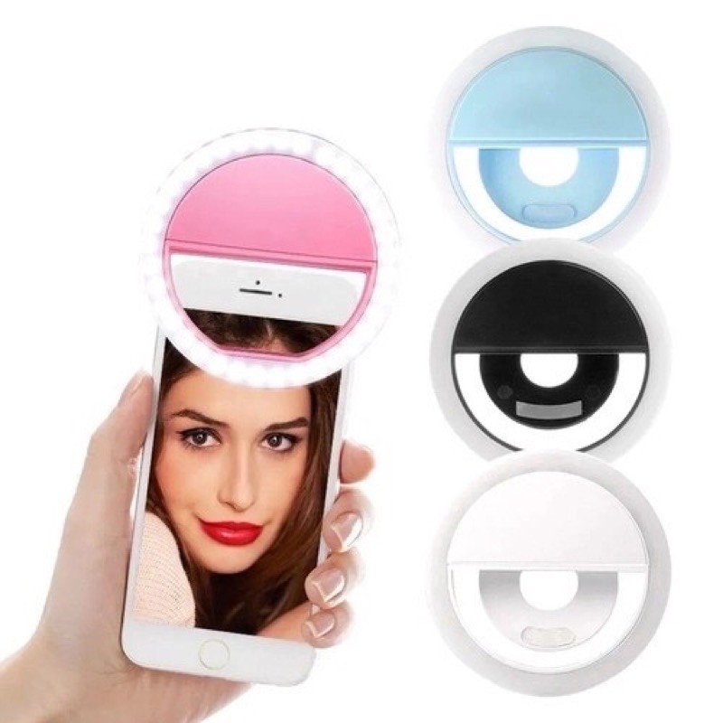 Clip On Ring Light for Camera Selfie LED Camera Light