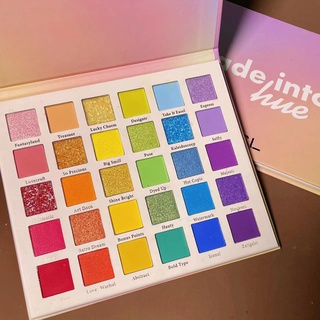 Paleta De Sombras 30 Cores Multicolor Estudante Matte Maquiagem Perolada Feminina Cosmética