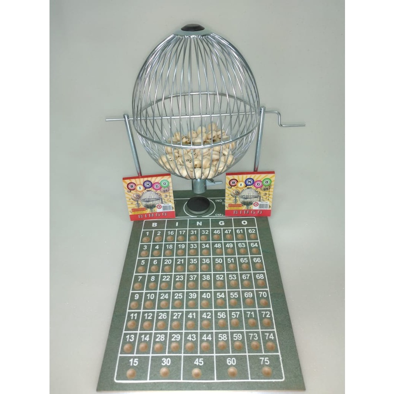 Jogo BINGO Globo N°3 de CROMADO + 200 cartelas