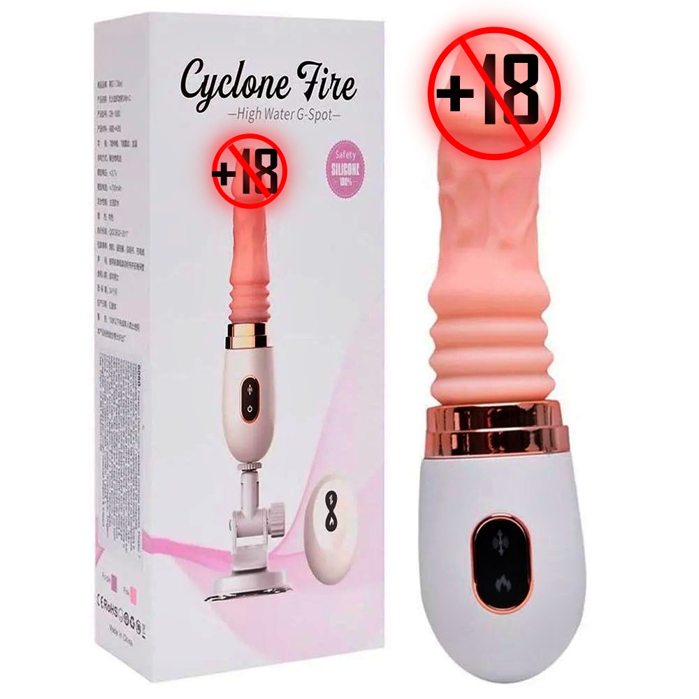 Maquina De Sexo Vai E Vem Vibrador Com Controle Remoto Cyclone Fire I Dibe Sexshop Shopee 