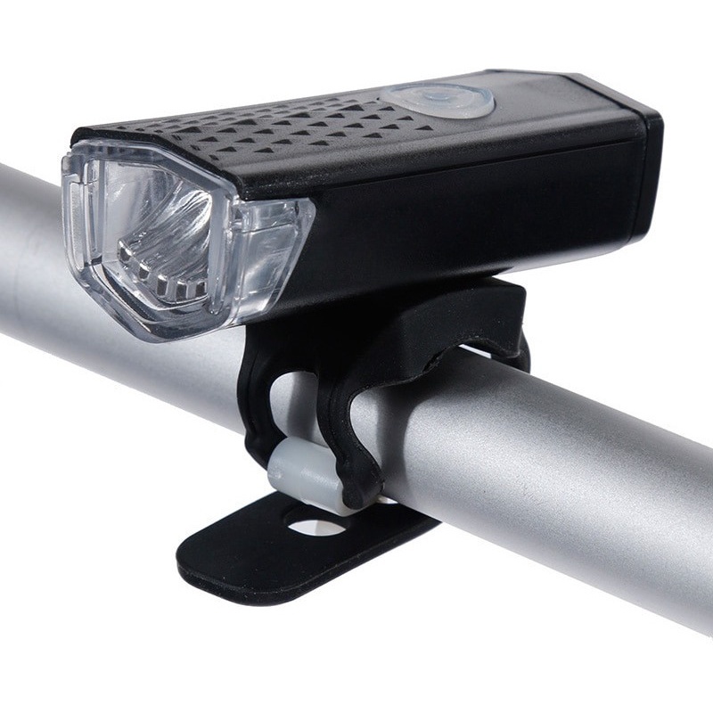 Farol Lanterna Bike Led 3 Modos Recaregavel Usb 300 Lumen