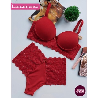 Conjunto Confort Plus Size 46 Ao 52 / Calcinha E Sutiã / Pimenta Rosa Lingerie