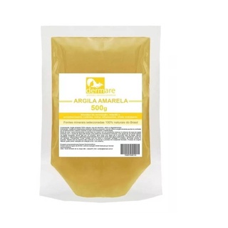 Argila Amarela 500g - Dermare em Oferta na Shopee