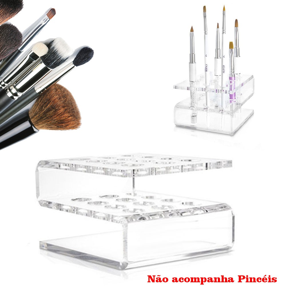 Porta Pincel Maquiagem Salão De Beleza Maquiadora Pinceis