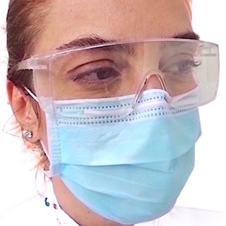 Óculos de Proteção Kamaleon Incolor Haste Tipo Espátula - Plastcor em Oferta na Shopee