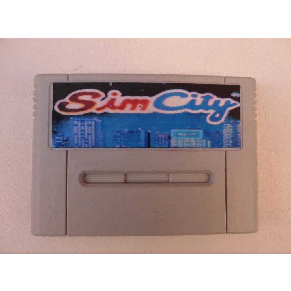 Sim City - Cartucho Paralelo Em Inglês Para Super Nintendo