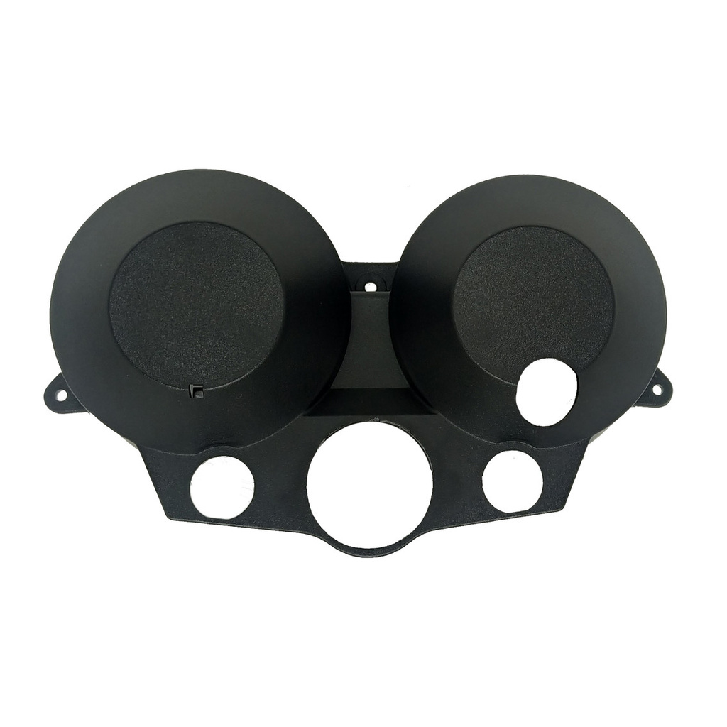 Carcaça Painel Moto Honda Fan Titan 125 Capa Inferior Orbital Preta Todos os anos e Modelos
