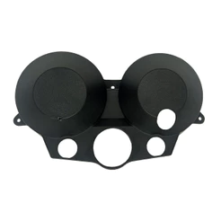 Carcaça Painel Moto Honda Fan Titan 125 Capa Inferior Orbital Preta Todos os anos e Modelos