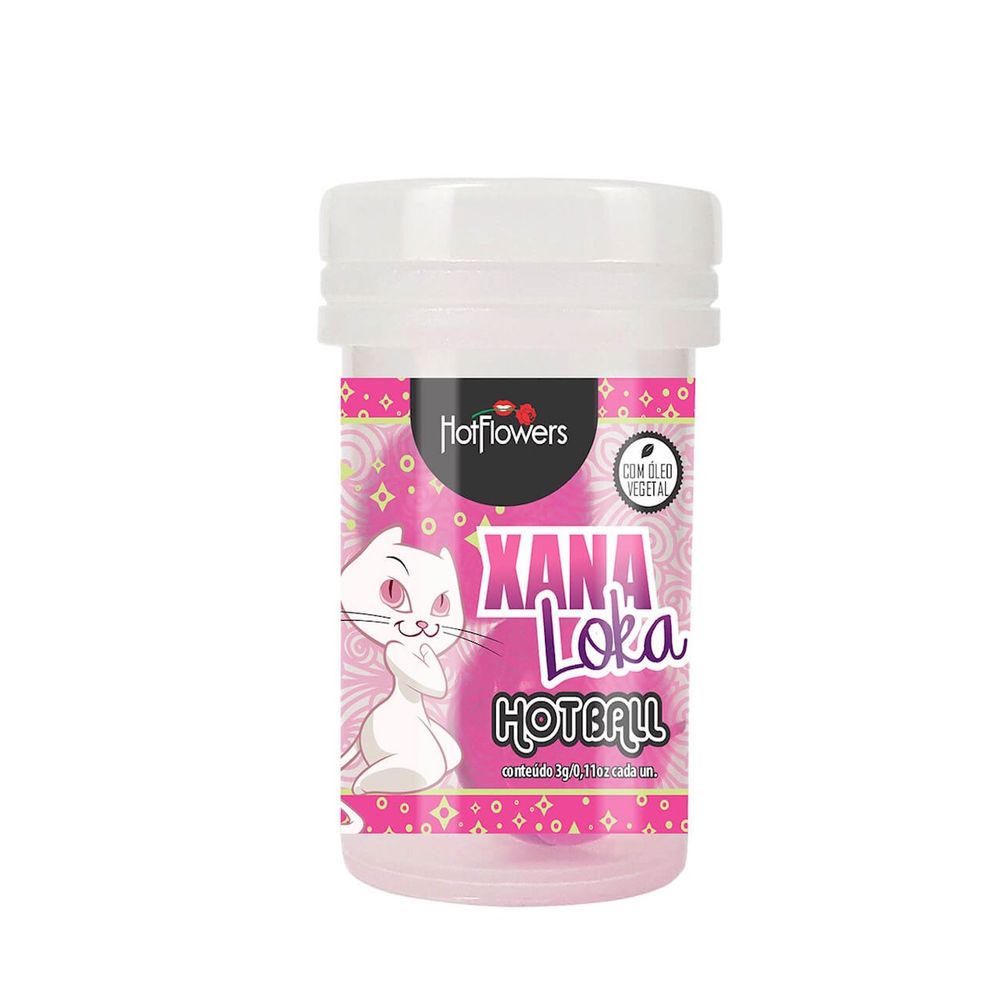 Bolinha Explosiva Xana Loka Excitante Esfria e Vibra - Hot Flowers