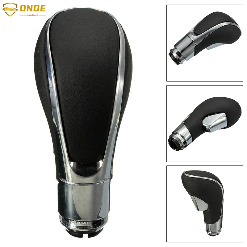 Manopla De Câmbio Útil Automático Rapidamente 6 Velocidades De Pvc + Couro 10,5x4,5cm em Oferta na Shopee