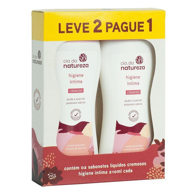 Sabonete Intimo feminino Cia da Natureza de 210ml