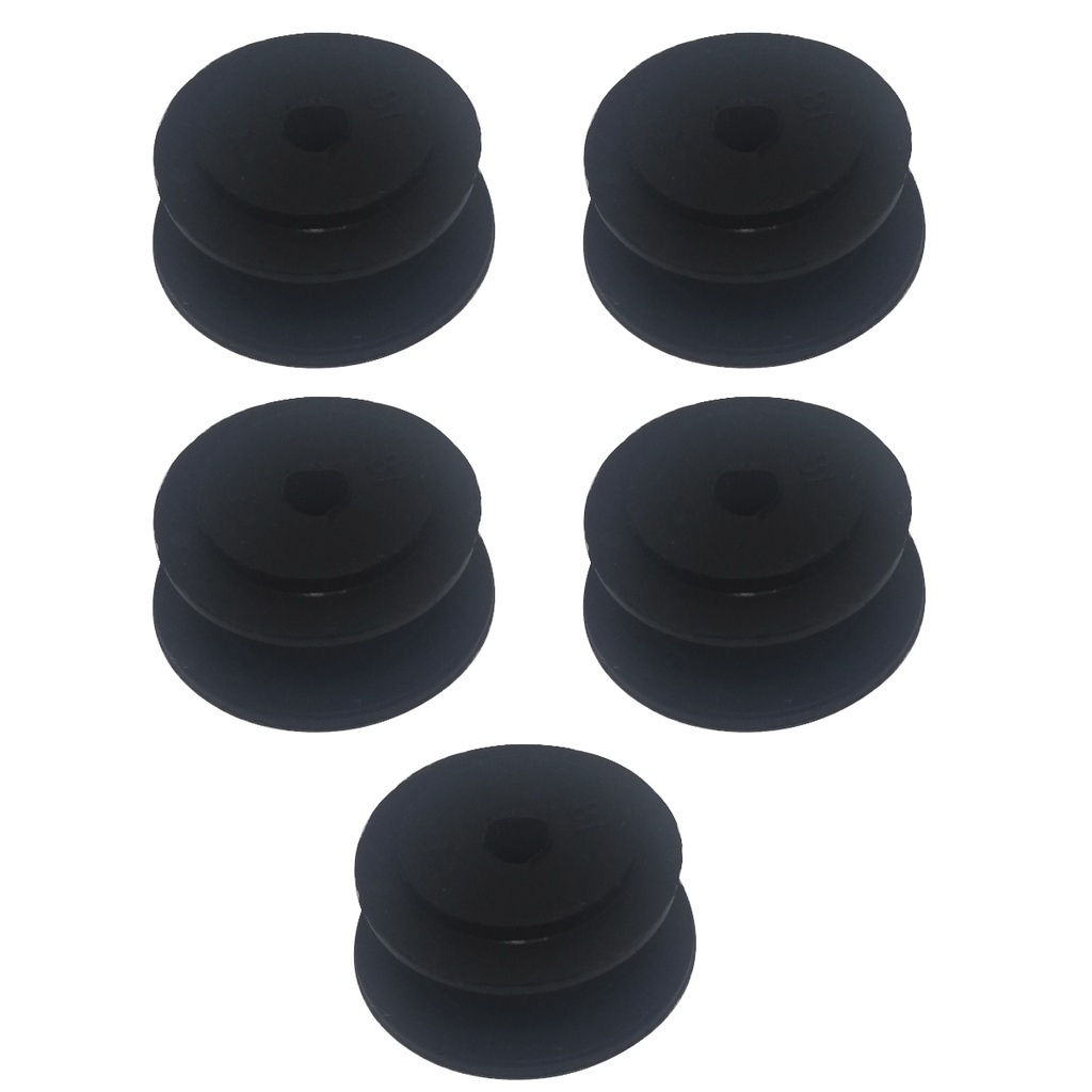 Kit 5 Anel Vedação Borracha Do Botão Registro Fogão Cooktop Fischer 5 Bocas 1642 1743 26298 26300 26343