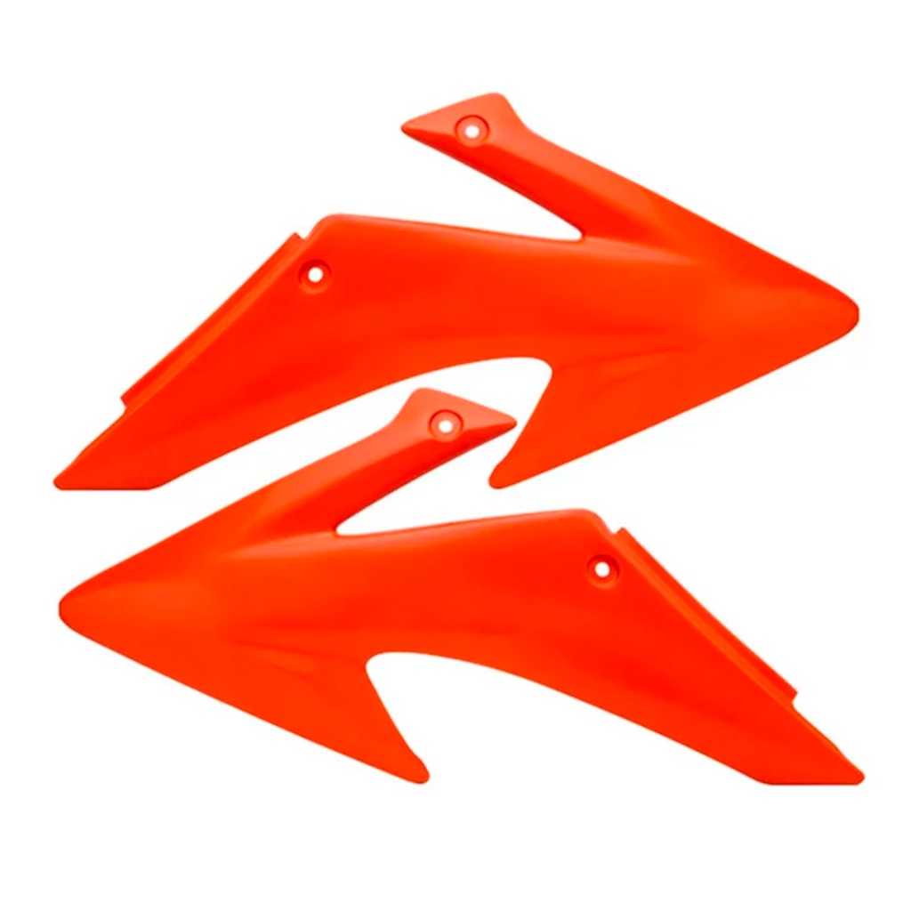 Par Tampa Aleta Lateral Honda CRF 230 08/14 Circuit Laranja
