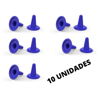 TAMPÃO PARA TETEIRA (INSUFLADOR) PLASTICO PACOTE COM 10UN em Oferta na Shopee