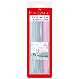 Canetas Fine Pen Pastel Faber Castell - ponta 0.4 mm em Oferta na Shopee