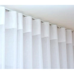 Cortina De Linho Para Quarto E Sala 6x2,80 Teto Alto Para Trilho Suíço