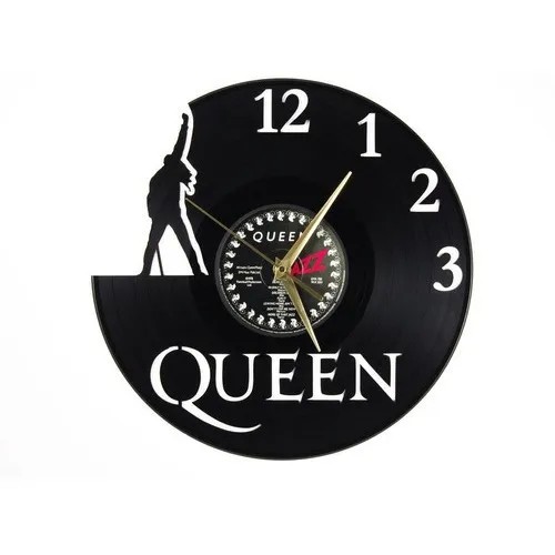 Queen 04 - Relógio Disco De Vinil Decoração