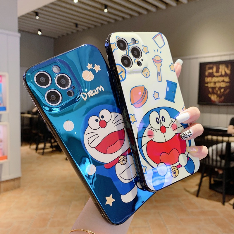 Capa De Celular Com Flor Para Samsung S10 Plus S20 Ultra S21 FE Galaxy S20+ TPU Doraemon Soft case