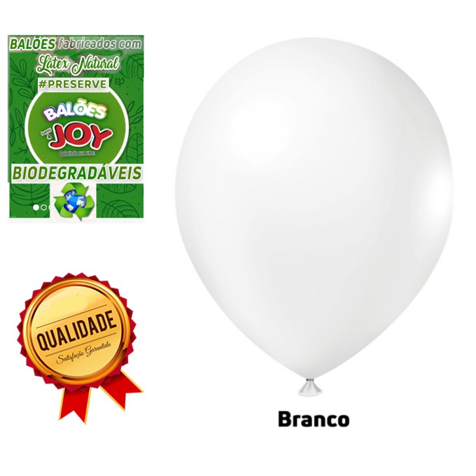 50 unid. BALÃO DE AR LISO Nº 8 BRANCO , BIXIGA - BEXIGA de festa numero 8.0 , 8" BRANCA